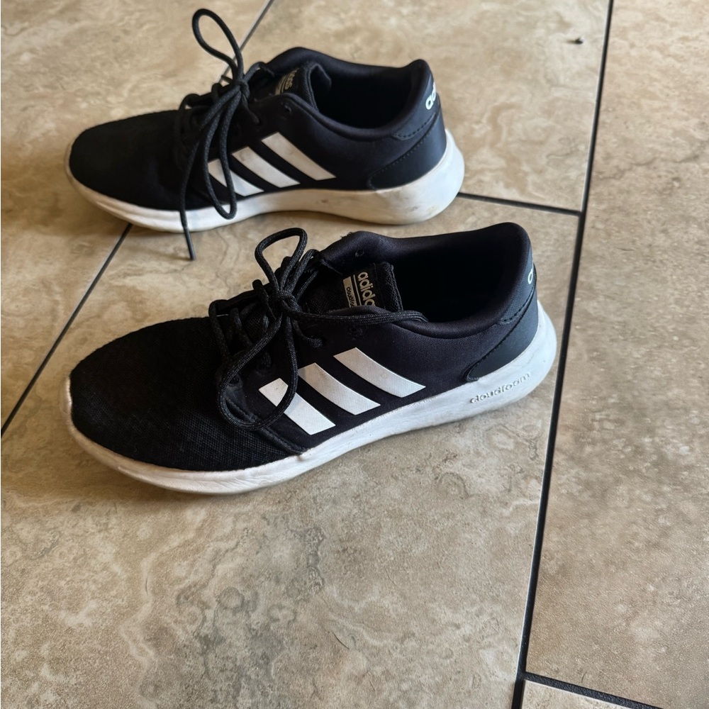 Adidas Black and White Sneakers